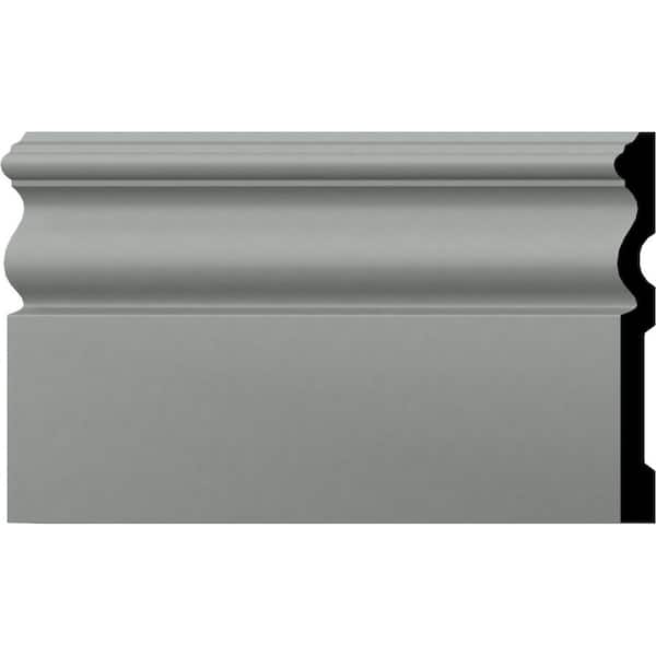 5/8 in. x 5-7/8 in. x 94-1/2 in. Polyurethane Bradford Baseboard Moulding