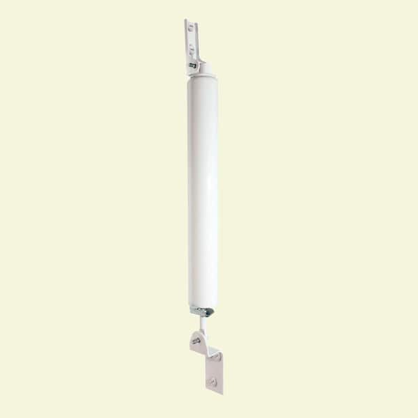 Prime-Line 9 in., White Finish Screen Door Pneumatic Closer