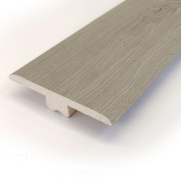 ASPEN FLOORING Arden 0.35 in. Thick x 1.77 in. Width x 94.5 in. Length Rigid Core T-Molding Vinyl Molding