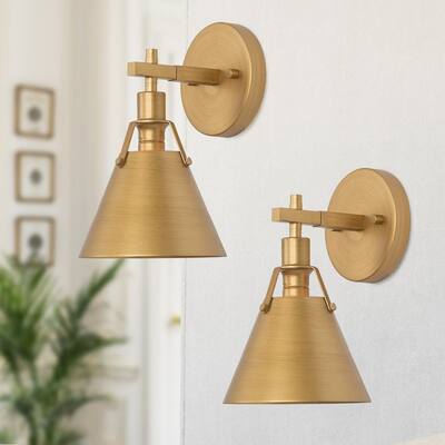 Home depot gold sconces Clearance