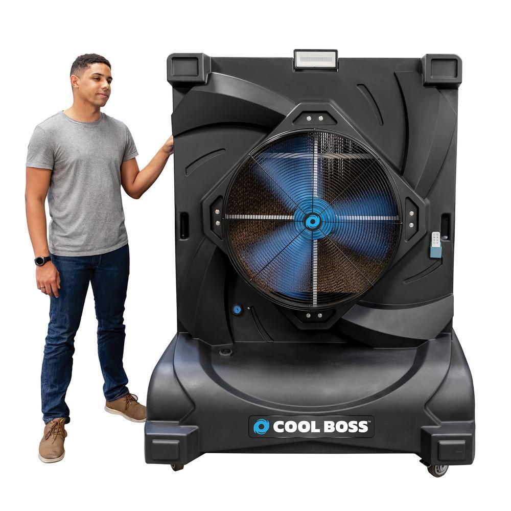 Cool Boss Black 80-Gallon Portable Evaporative Cooler with Remote Control