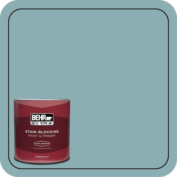 BEHR ULTRA 1 qt. #510F-4 Bon Voyage Extra Durable Flat Interior Paint & Primer