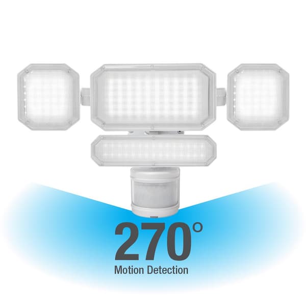 Defiant 270 degree led bluetooth motion outdoor security light clearance