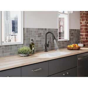 Arsdale Single-Handle Pull-Down Sprayer Kitchen Faucet with Soap/Lotion Dispenser in Oil-Rubbed Bronze