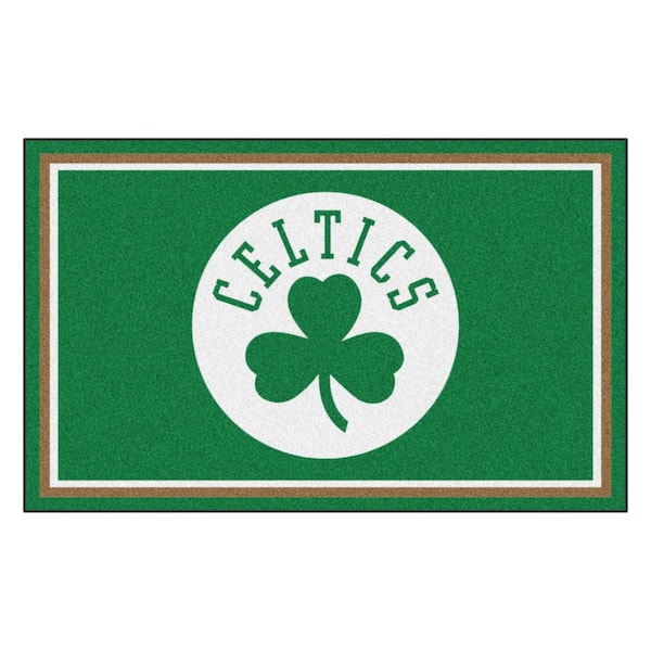 FANMATS NBA - Boston Celtics Green 4 ft. x 6 ft. Area Rug