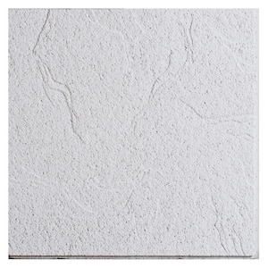 2 ft. x 2 ft. Sandrift White Fineline Edge Lay-In Ceiling Tile, case of 8 (32. sq. ft.)