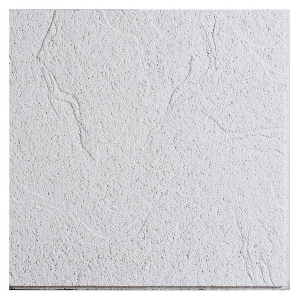 USG Ceilings 2 ft. x 2 ft. Sandrift White Fineline Edge Lay-In Ceiling Tile, case of 8 (32. sq. ft.)