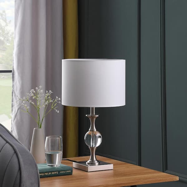 Solid crystal best sale table lamps