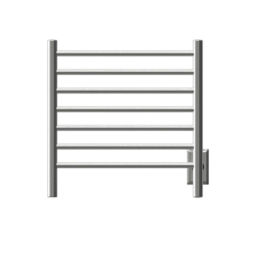 Radiant Small Brushed Stainless Steel Wall-Mounted Towel Warmer