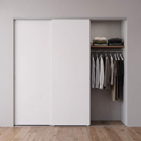 Impact Plus 84 in. x 80 in. Smooth Flush Primed Solid Core MDF