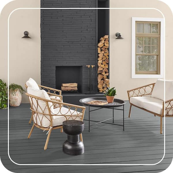 BEHR PREMIUM 1 gal. #6795 Slate Gray Solid Color Waterproofing