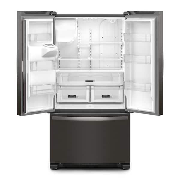 Whirlpool French Door Fridge (WRFF3436RV) - Black Stainless Whirlpool French Door Fridge (WRFF3436RV) - Black Stainless