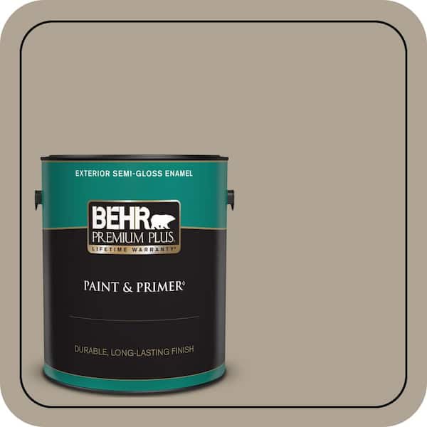 BEHR PREMIUM PLUS 1 gal. #730D-4 Garden Wall Semi-Gloss Enamel Exterior Paint & Primer