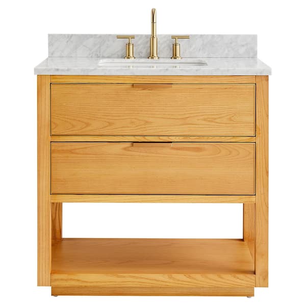 Hearth 36 in. W x 21 in. D x 34 in. H in with Carrara Marble Top