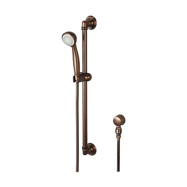 Pioneer Faucets 5-Spray 3.4 in. Single Tub Wall Mount Handheld Shower Head in Oil Rubbed Bronze