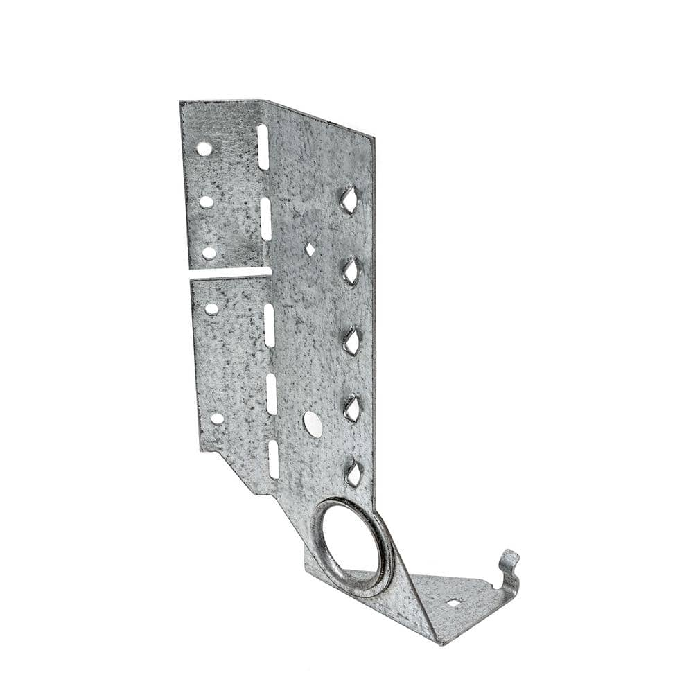 Simpson Strong-Tie LSSJ ZMAX Face-Mount Adjustable Light Slopeable/Skewable  Jack Hanger for 2x8 Nominal Lumber, Left LSSJ28LZ - The Home Depot