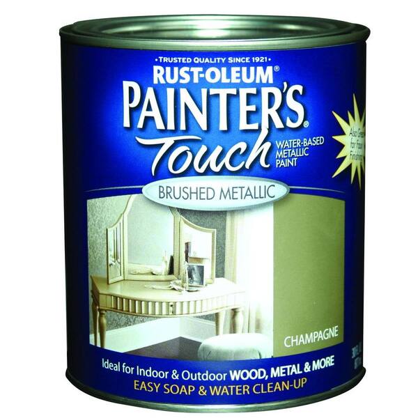 Rust-Oleum Painter's Touch 32 oz. Ultra Cover Metallic Champagne General Purpose Paint (Case of 2)