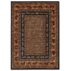 Old World Classics Pazyrk Burnished Rust 5 ft. x 7 ft. Area Rug