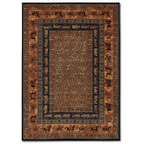 Old World Classics Pazyrk Burnished Rust 5 ft. x 7 ft. Area Rug
