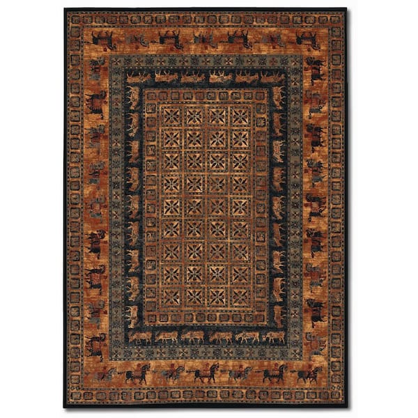 Old World Classics Pazyrk Burnished Rust 10 ft. x 14 ft. Area Rug