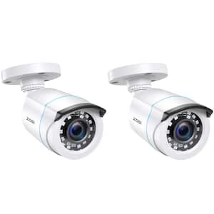 Wired 1080P HD 4-In-1 Outdoor Home Bullet Security Camera Compatible with TVI/AHD/CVI Analog DVR