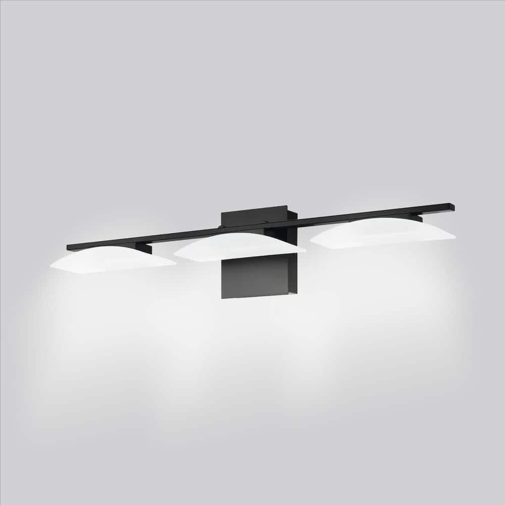 Metrass Matte Black 28-Inch Dimmable LED Vanity Light