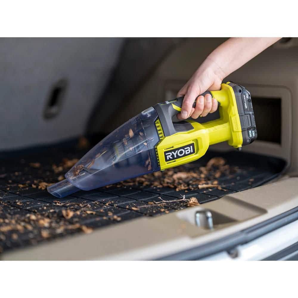Green Cordless Handheld Vacuum with HEPA Filter
