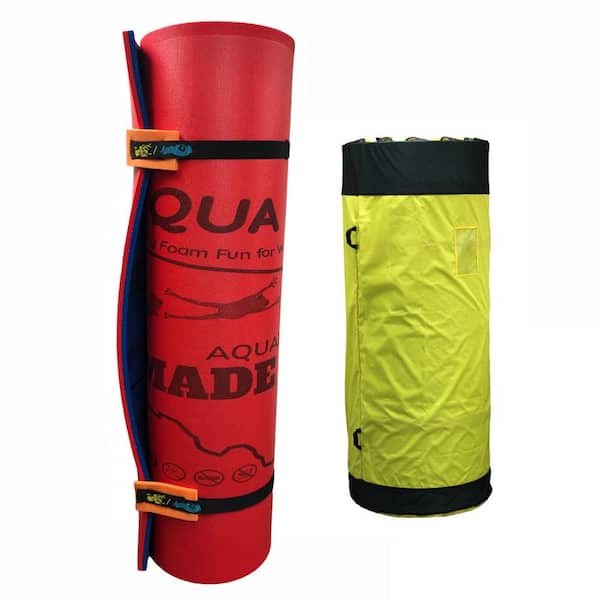 Aqua Lily Pad 20 ft. Multi-Color Polyethylene Foam All American Floating Island Bundle with Storage Bag