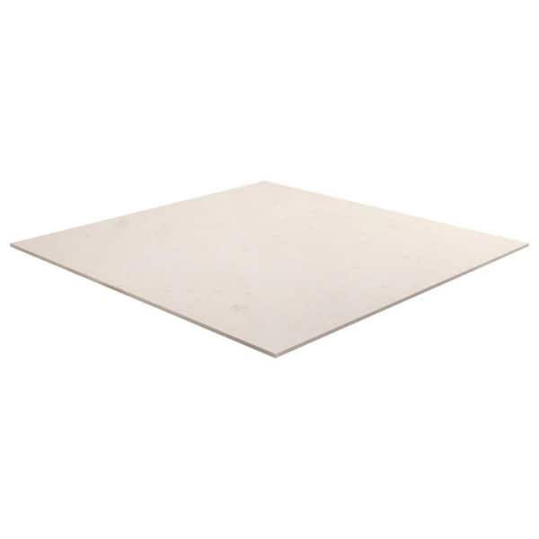 Sarto Petite Cream 8 in. x 0.35 in. Terrazzo Look Matte Porcelain Floor and Wall Tile Sample