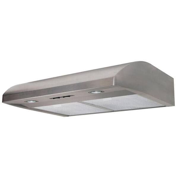 Air King Essence 30 in. Under Cabinet Convertible Range Hood with Light in Stainless Steel