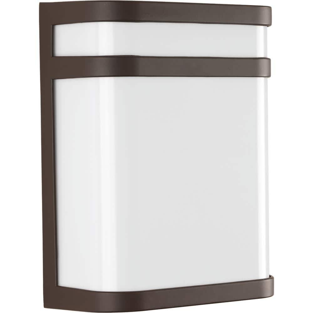 Architectural Bronze LED Outdoor Wall Lantern with Acrylic Diffuser