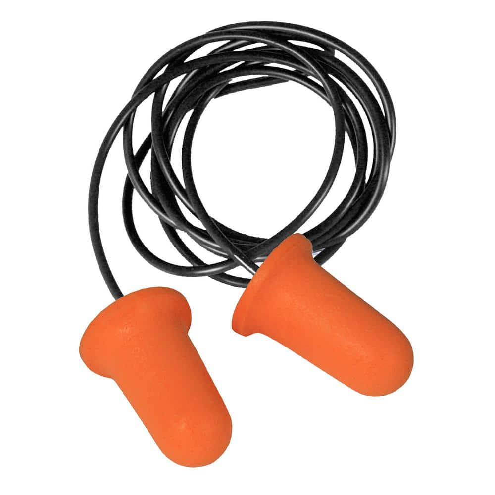 3M Orange Disposable Foam Earplugs (80-Pack) (Case of 6) 92800-LG80-6DC -  The Home Depot