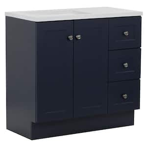 36 Inch Vanities - Blue - Bathroom Vanities - Bath - The Home Depot