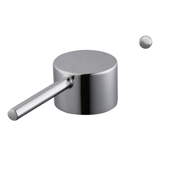 Modern 4 in. Centerset Bathroom Faucet Handle Kit in Chrome