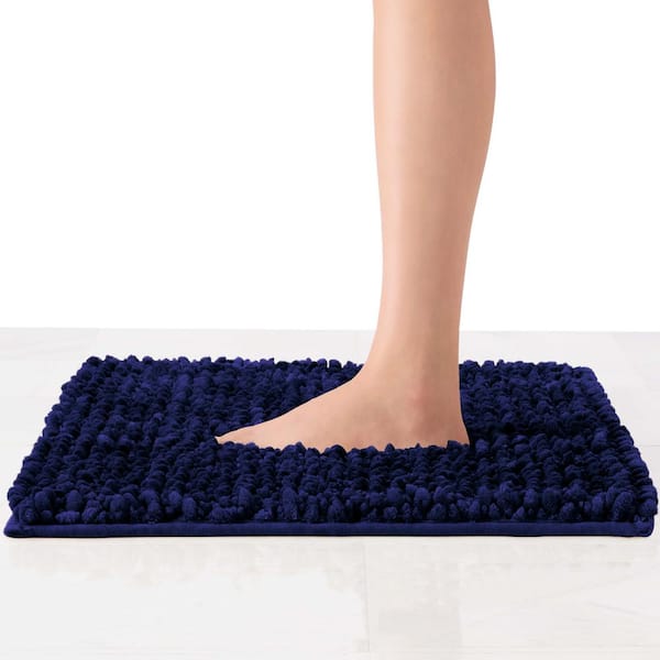 Toilet Rug Non Slip Shaggy Chenille Bath Shower Rugs Plush Bathroom Rugs -  China Chenille Rug and Chenille Bath Rugs price