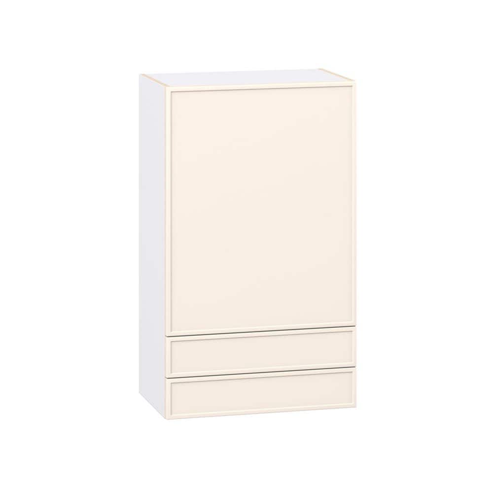 Fairview 24 in. W x 14 in. D x 40 in. H Slim Shaker Assembled Wall Kitchen Cabinet with 2-Drawers in Washed Linen price history on PriceWatchPro