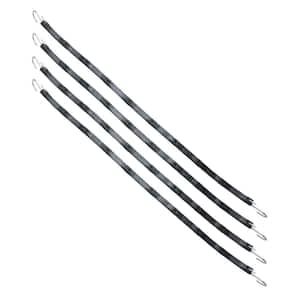 Husky 31 in Heavy Duty EPDM Tarp Strap, 4 Pack 56233 - The Home Depot