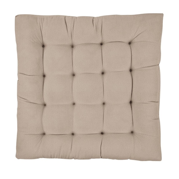SORRA HOME Sorra Home 40 x 40 x 5 Deep Seating Outdoor Floor Cushion in Sunbrella Revive Sand