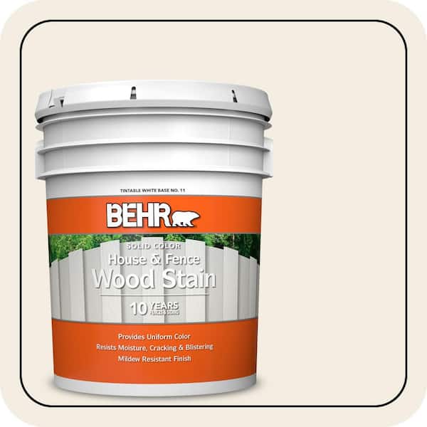 5 gal. #W-F-210 Nude Solid Color House and Fence Exterior Wood Stain