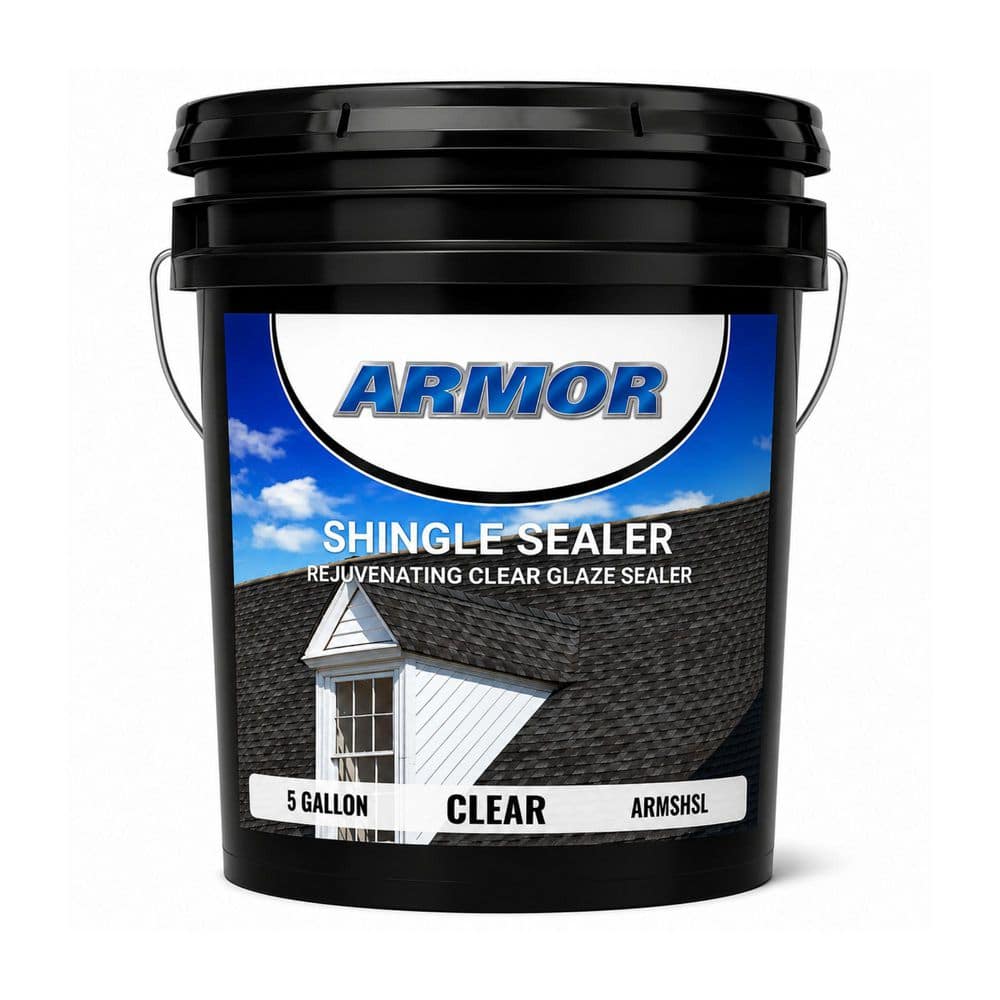 5 Gal. Clear Acrylic Shingle Sealer Rejuvenating Roof Coating for Asphalt Shingles with UV and Water Protection price history on PriceWatchPro