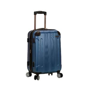 London Expandable 20 in. Hardside Spinner Carry On Luggage, Blue