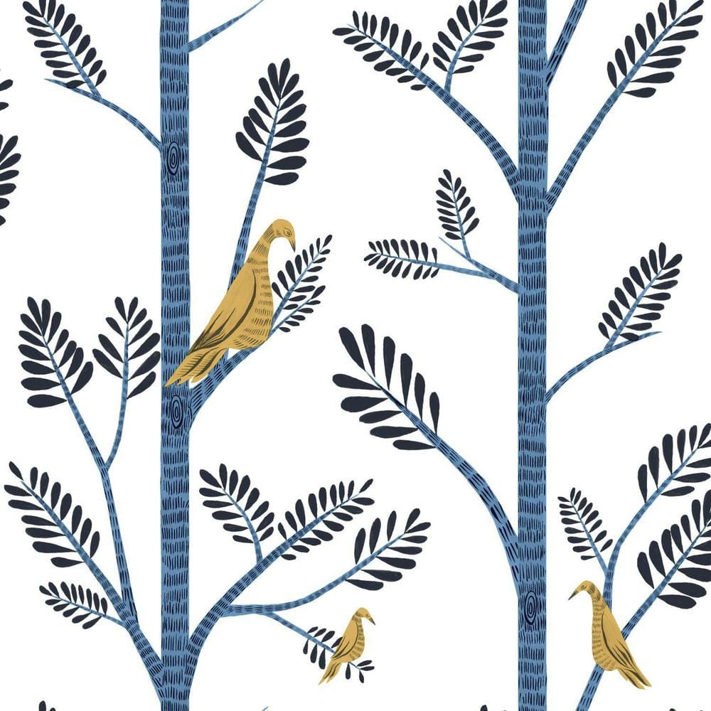 34.17 sq. ft. Aviary Branch Peel and Stick Wallpaper price history on PriceWatchPro