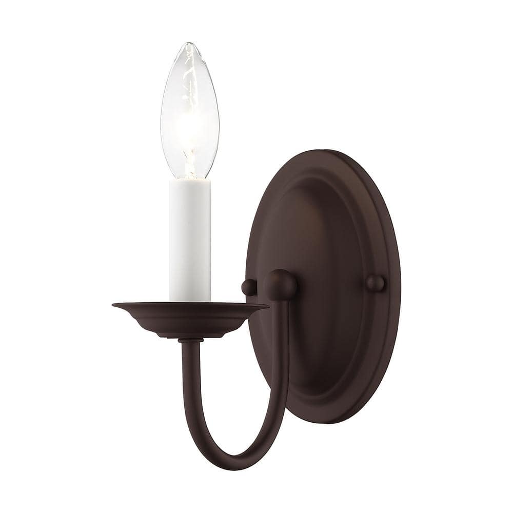 Callahan 4.25 in. 1-Light Bronze Wall Sconce price history on PriceWatchPro