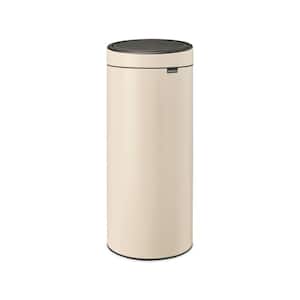 Touch Top Trash Can New, 8 Gal. (30 l), Plastic Bucket - Soft Beige