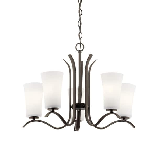 kichler armida 5 light chandelier