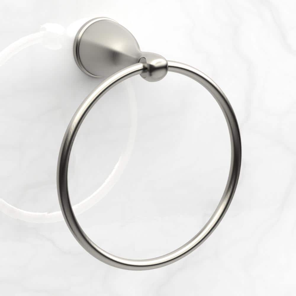 Brushed Nickel 24" Bathroom Hardware Set with Towel Bar