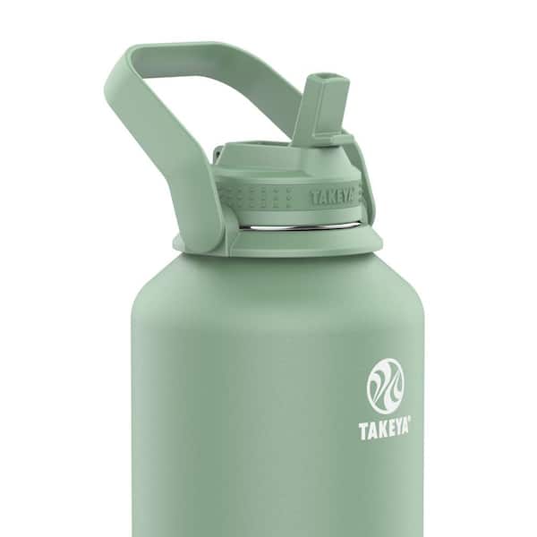HYDRAPEAK Active Flow 32 oz. Sage Triple Insulated Stainless Steel Water  Bottle with Straw Lid HP-Flow-32-Sage - The Home Depot