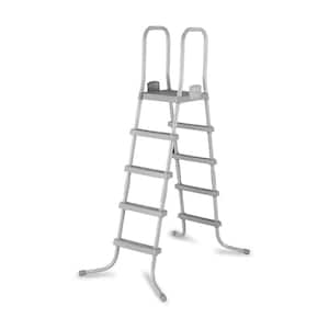 5-Step Metal Frame with Heavy Duty Plastic Ladder for Above Ground Pool