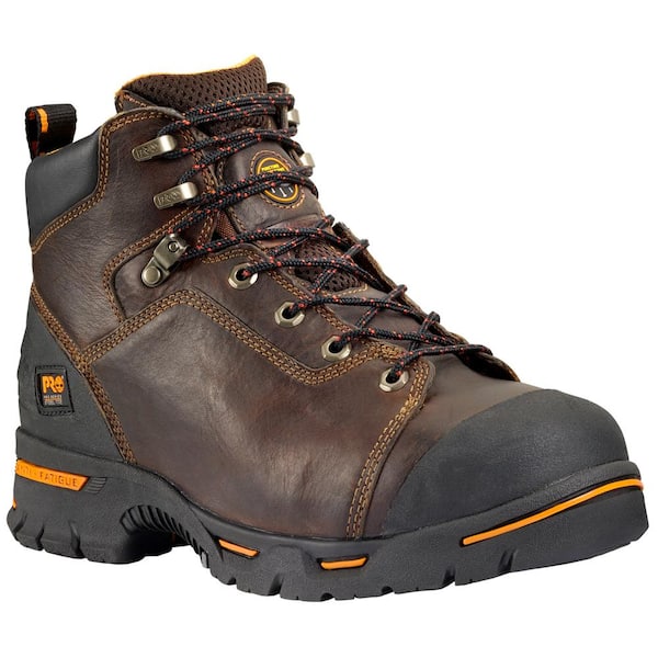 Timberland PRO Men's Endurance 6'' Work Boots - Steel Toe - Briar Size  12(W)-TB052562214_120W - The Home Depot