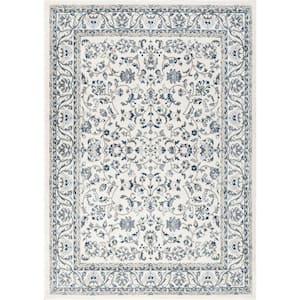 Madison Floral Cream 5 ft. x 7 ft. Indoor Area Rug